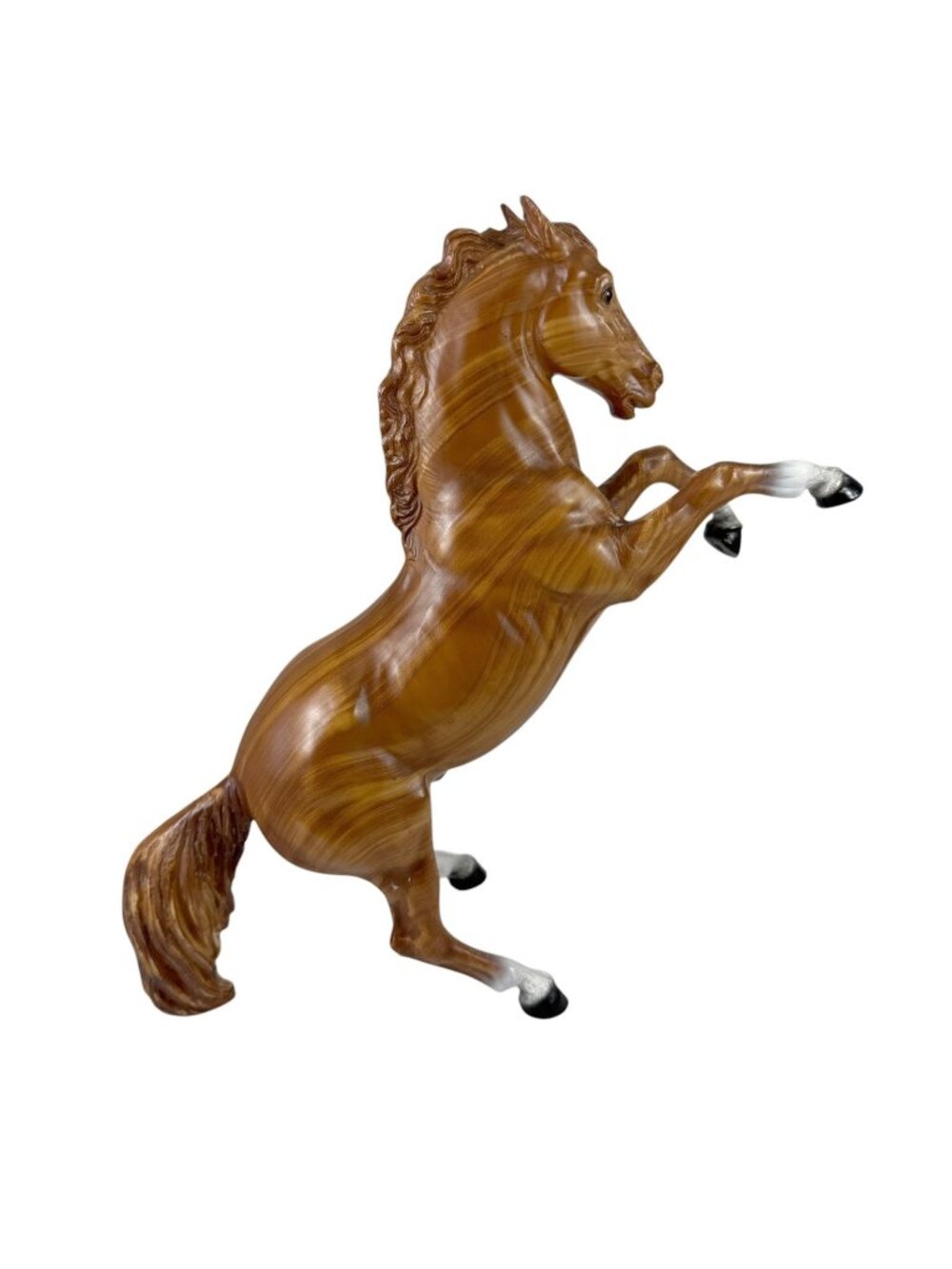 Breyer Model 931 Horse King the Fighting Stallion Woodgrain Vintage 1960s